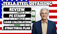 do permit drawing for tekla structural plan, pole barn house, load calculation