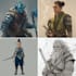 draw you a fantasy character art