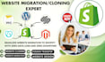 website migration migrate wix wordpress magento godaddy squarespace to shopify