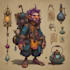 desing unique fantasy character sheets with prop