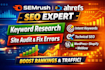 do intent based SEO keyword research and semrush site audit fixing errors