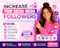 increase your social media followers organically