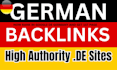 do german SEO high da DR backlinks