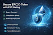 develop secure kyc gated smart contract erc20 token