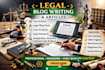 write quality legal blog post or article