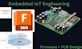 custom embedded iot firmware and pcb design for smart devices in orcad fusion360