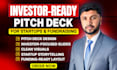 create a modern, professional startup pitch deck to raise funds