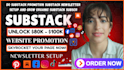 setup your substack website and promote your newsletter