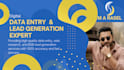 do professional b2b lead generation and data entry