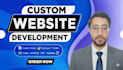 build website, full stack developer, frontend and backend developer