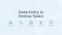 do simple data entry and online tasks