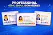 accomplish professional email signature