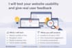 test your website usability and give real user feedback
