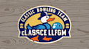 design classic duck bowling team logo