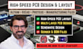 design high speed pcb layout in altium, kicad and proteus