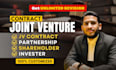 draft joint venture jv contract partnership and shareholder agreement