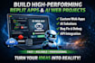 replit app, replit web app, custom ai web app, debug replit app, replit website