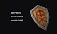 create a 3d model with a hand paint texture