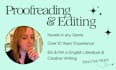 proofread, edit, and provide feedback on your novel