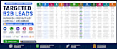 provide targeted b2b leads, business contact list, contact database