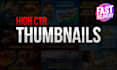 design the high CTR youtube thumbnail  super fast