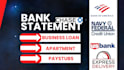 convert bank statement PDF to excel for accounts
