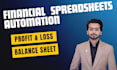 fix and automate financial spreadsheets for your business