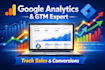 setup or fix google analytics 4 GTM for accurate website tracking