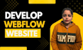build webflow website, webflow landing page, business website webflow