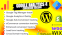 fix or setup ga4 conversion tracking, ecommerce tracking GTM