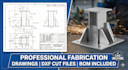 design steel building with detail fabrication drawings