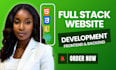 website development full stack developer front end backend developer supabase