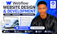 design webflow website, webflow developer, figma to webflow expert