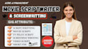do cinematic movie script, TV pilots, screenplay and engaging video scripts
