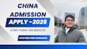 help you in securing admission without ielts in china