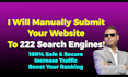 manually submit your website up to 222 search engines