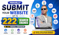 manually submit your website up to 222 search engines
