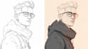 draw detailed line art illustrations