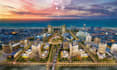 develop 3d landscape master plan, city public park, site layout, plot map render