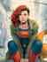 do comic book artist graphic novel superhero  comic art