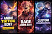 create a viral anime edit for tiktok or instagram reels