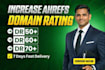 domain rating, increase domain rating, increase dr 50, domain rating dr 70