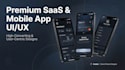 design a premium or saas mobile app uiux