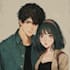 make a anime couple character art anime style