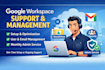tech support for google workspace setup and admin