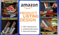 amazon listing design, product images, infographics and aplus content