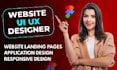 create ui ux website graphic design in figma