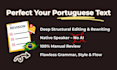 professionally proofread and edit your portuguese text