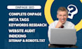 do advanced on page and technical SEO