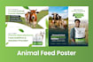 create modern, clean, and professional poster designs